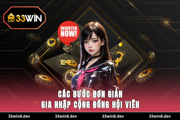 Các bước đơn giản gia nhập cộng đồng hội viên