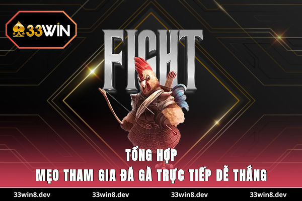 Tổng hợp mẹo tham gia đá gà trực tiếp dễ thắng